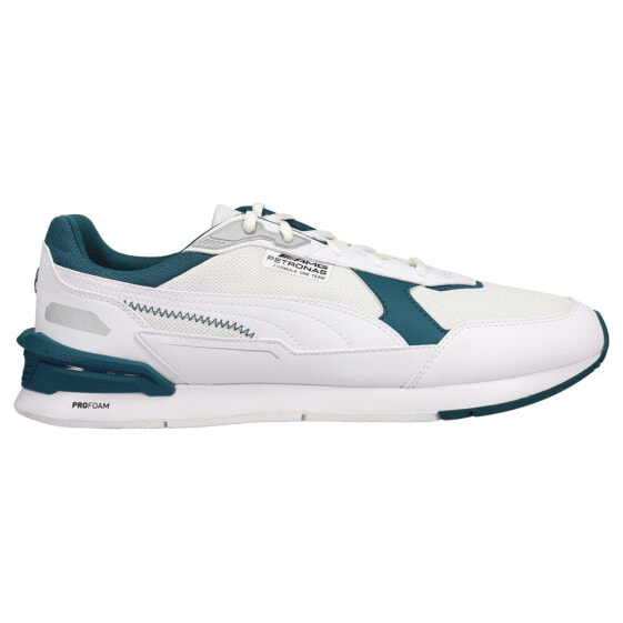 Puma Mapf1 Low Racer Lace Up Mens White Sneakers Casual Shoes 30684303
