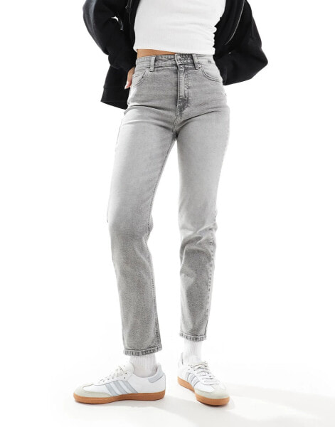 Pull&Bear comfort mom jean in grey