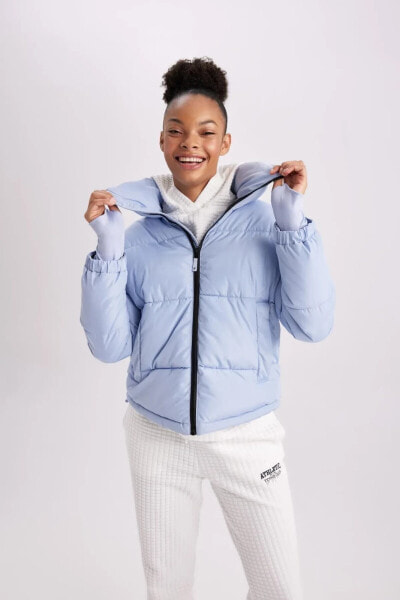 Fit Su Itici Regular Fit Puffer Şişme Mont Z1438az24sp