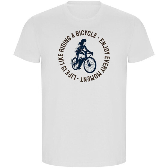 KRUSKIS Life Is Like Riding ECO short sleeve T-shirt