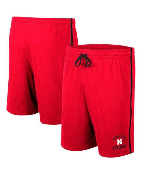 Men's Scarlet Nebraska Huskers Thunder Slub Shorts