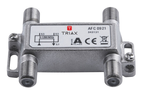 Triax AFC 0921 - 75 Ohm - 5 - 1218 MHz - Silber - Weiblich - 4,3 dB - F-type