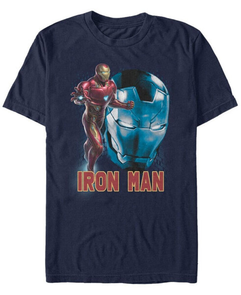 Marvel Men's Avengers Endgame Iron Man Side Profile, Short Sleeve T-shirt