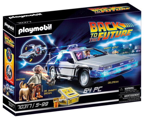 Игровой набор с элементами конструктора Playmobil Back to the Future 70317 Автомобиль DeLorean
