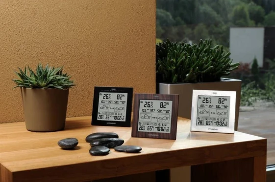 Hyundai WS 2244 M цифровая метеостанция Серебристый