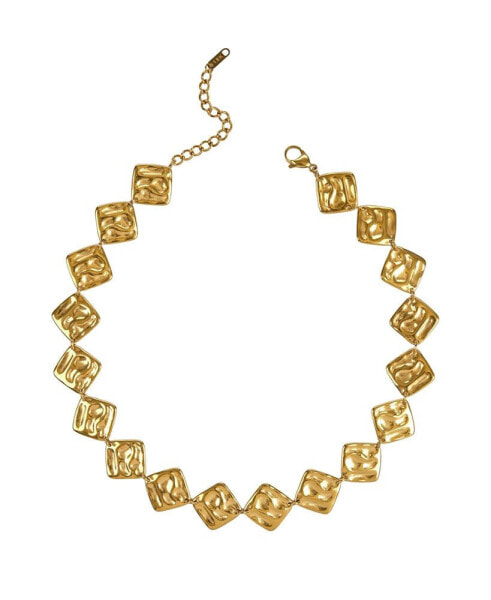 Stainless Steel 18K Gold Plated Classic Necklace