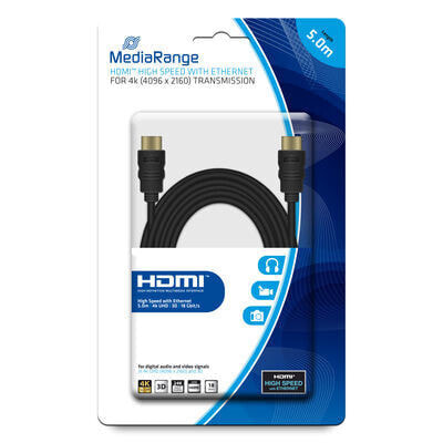 MediaRange MRCS158 HDMI кабель 5 m HDMI Тип A (Стандарт) Черный