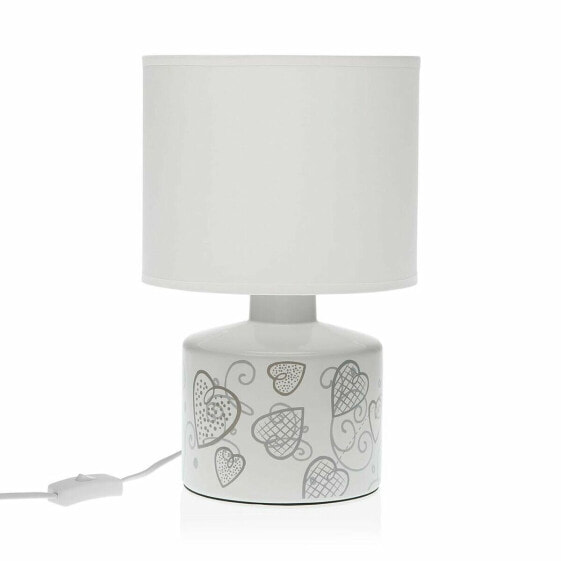 Декоративная настольная лампа Versa Cozy сердечная Керамика 22,5 х 35 х 22,5 см