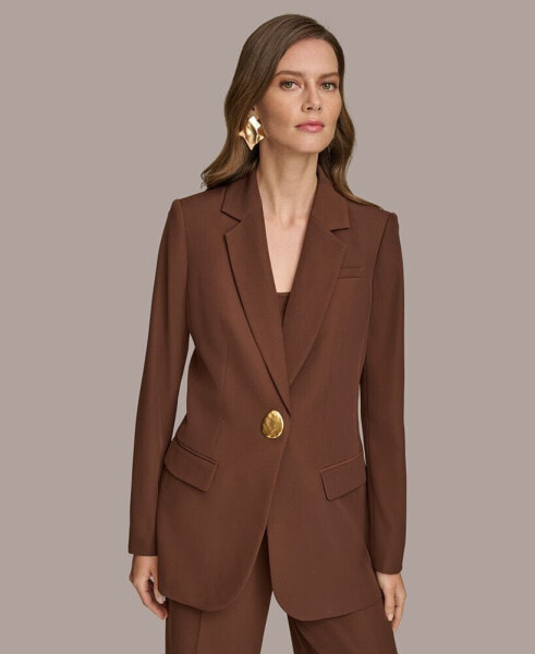 Women's One-Button Blazer