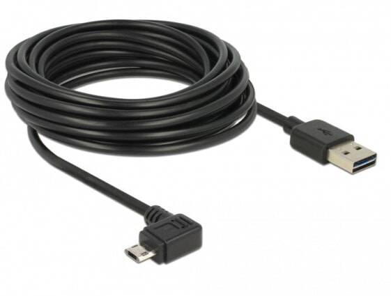 Аксессуар Delock 85562 - 5 м - Micro-USB B - USB A - USB 2.0 - Черный