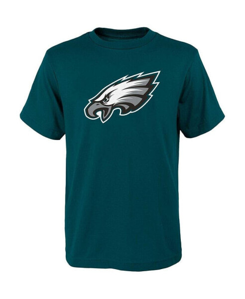 Big Boys Green Philadelphia Eagles Primary Logo T-shirt