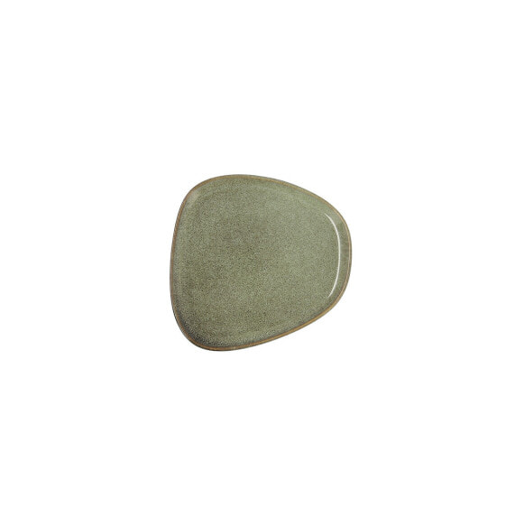 Тарелка плоская Bidasoa Ikonic Керамическая Зеленая (14 x 13,6 см) (Набор 12 шт)
