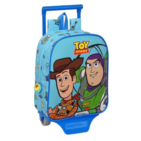 Детский рюкзак с колесиками Toy Story Ready to play Светло-Синий (22 x 27 x 10 см)