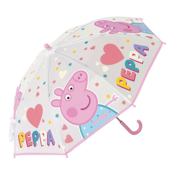 Зонт Peppa Pig Having fun Светло Pозовый (Ø 80 cm)