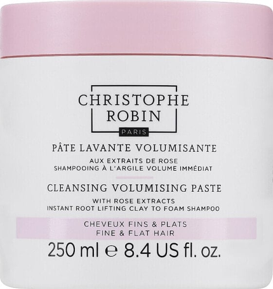 Reinigende Haarpaste für mehr Volumen mit reinem Rassoul und Rosenextrakten - Christophe Robin Cleansing Volumizing Paste With Pure Rassoul Clay & Rose Extracts 75 ml