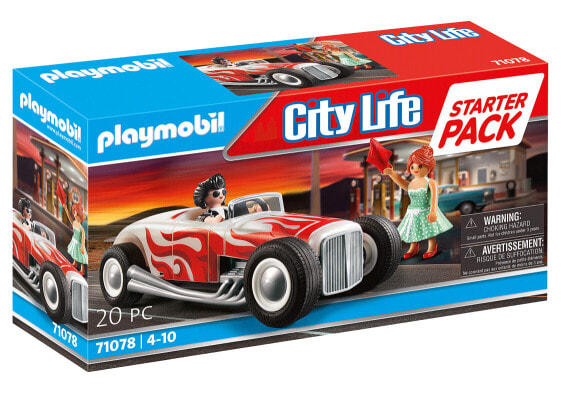 Игровой набор PLAYMOBIL Starter Pack Hot Rod 71078 Fun Park (Парк развлечений)