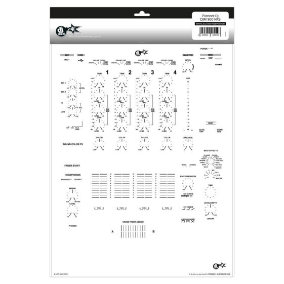 dj-skins Pioneer DJM-900 NXS Skin White aka Star Trooper