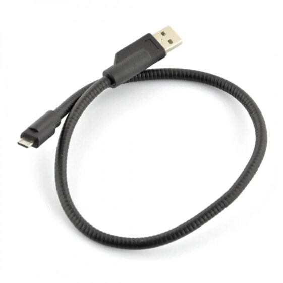 USB A - B cable -rigid material - 0,45m