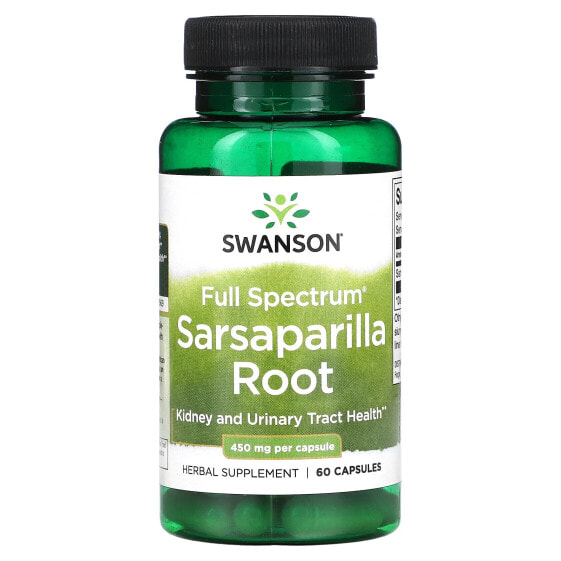 Full Spectrum Sarsaparilla Root, 450 mg, 60 Capsules