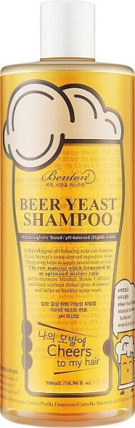 Shampoo mit Bierhefe zur Stärkung und Wiederherstellung der Haare