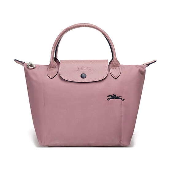 LONGCHAMP 珑骧 Le Pliage 22 织物短柄可折叠手提包饺子包 小号 女款 新古粉色 / Сумка LONGCHAMP 1621619P44