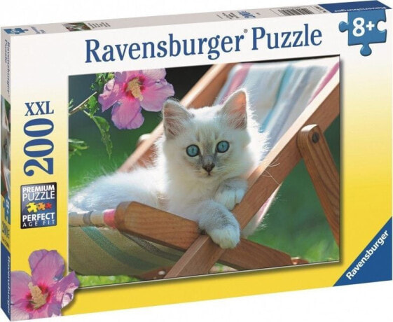 Пазл Ravensburger для детей 2D Изображение кота 200 элементов