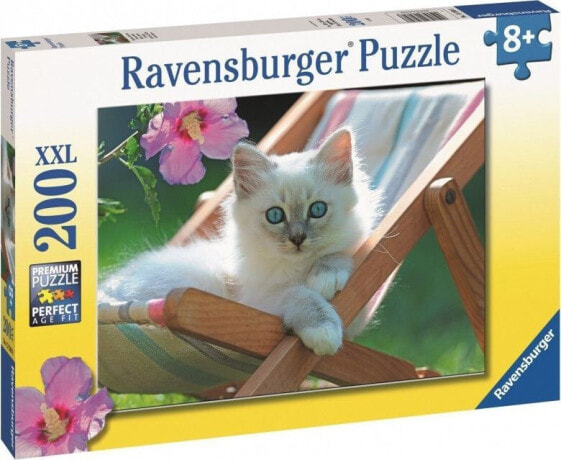 Ravensburger Puzzle dla dzieci 2D Zdjęcie kota 200 elementów