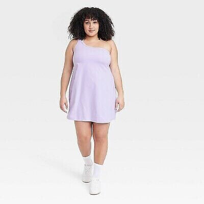 Women's Asymmetrical Dress - All in Motion Lilac Purple XXL