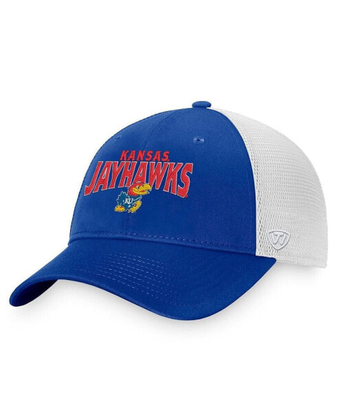 Men's Royal Kansas Jayhawks Breakout Trucker Snapback Hat