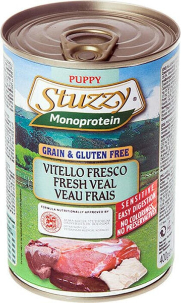 Stuzzy STUZZY PIES MONOPROTEIN CIELĘCINA DLA SZCZENIĄT PUSZKA 400G