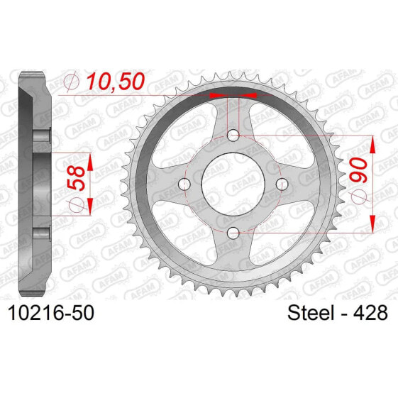 AFAM 10216 rear sprocket