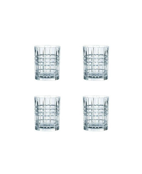 Square Whiskey Glass, Set of 4