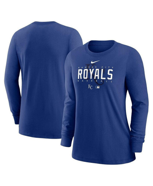 Women's Royal Kansas City Royals Authentic Collection Legend Performance Long Sleeve T-shirt