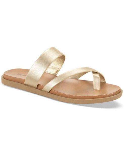 Women's Cordeliaa Slip-On Strappy Flat Sandals, Created for Macy's