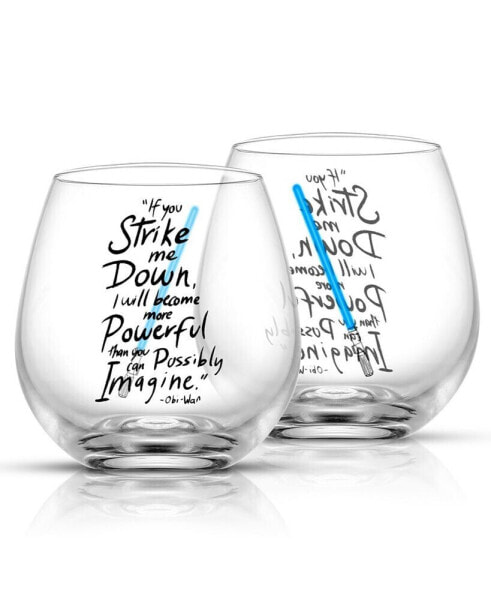 Star Wars New Hope Stemless Drinking Glasses, Set of 2