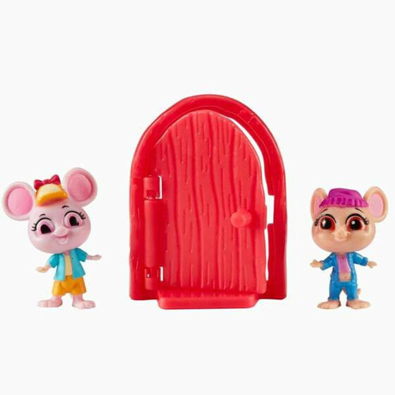 Фигурка Bandai Mouse in the house 3 Pieces Happy Friends (Веселые друзья)