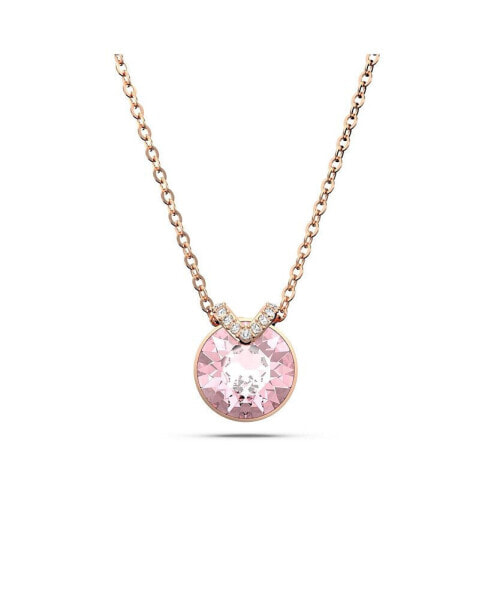 Swarovski crystal Round Cut Bella V Pendant Necklace