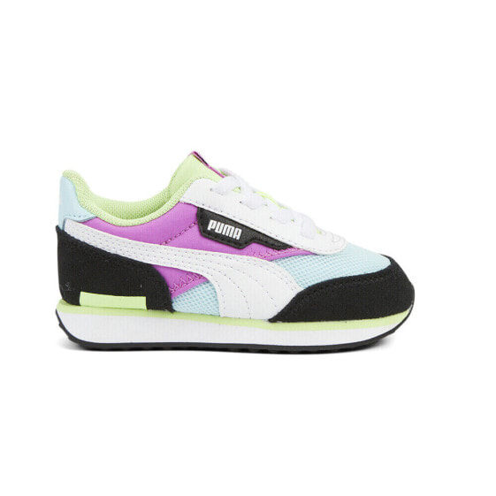 Обувь для малышей PUMA Future Rider Splash Lace Up фиолетовые кроссовки