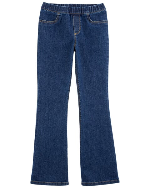 Kid Flare Pull-On Denim Jeans 4