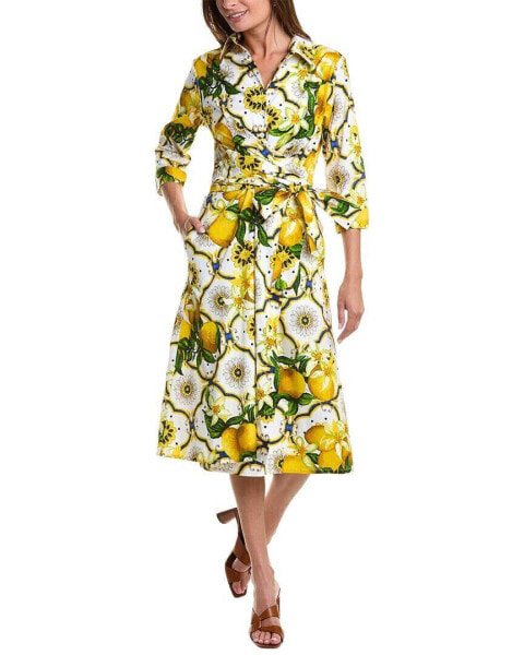 Samantha Sung Olivia Shirtdress Women's Yellow 8