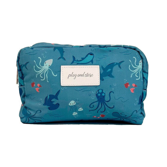 PLAY AND STORE Sharks makeup bag