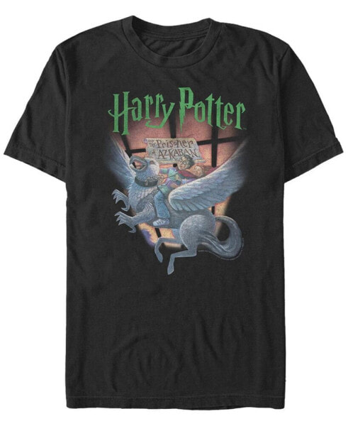 Men's Harry Porter Book Cover Short Sleeve Crew T-shirt