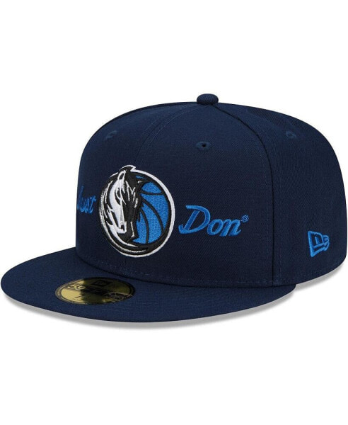 Men's x Just Don Navy Dallas Mavericks 59FIFTY Fitted Hat