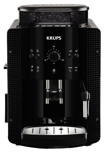 Krups EA8108 - Espresso machine - 1.8 L - Coffee beans - Ground coffee - Built-in grinder - 1450 W - Black