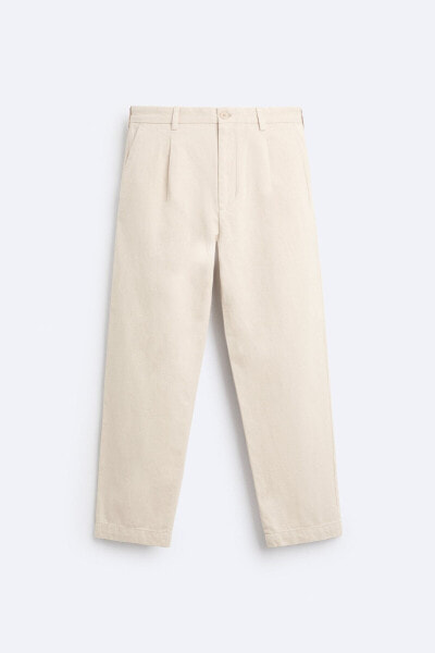 Cotton - linen trousers