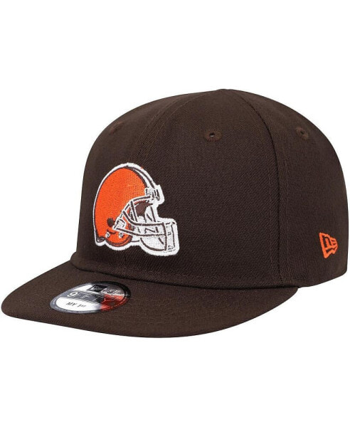 Infant Boys and Girls Brown Cleveland Browns My 1st 9FIFTY Snapback Hat