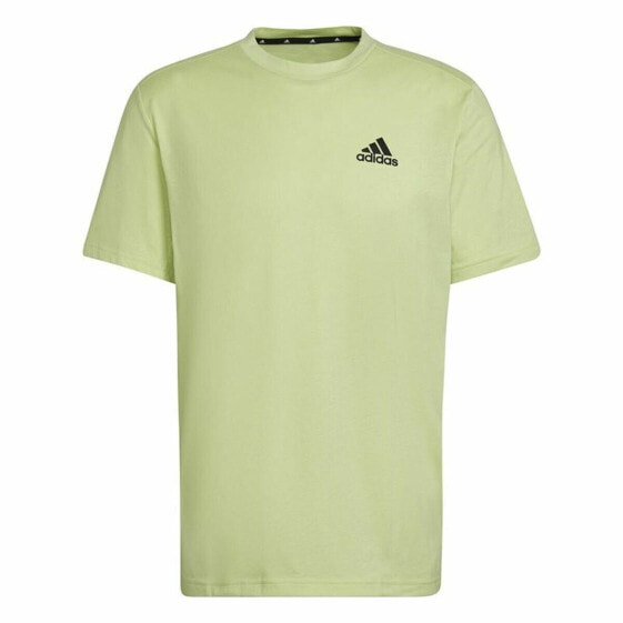 Футболка с коротким рукавом мужская Adidas Aeroready Designed 2 Move Зеленый