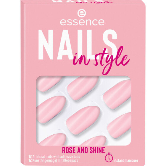 Искусственные ногти Essence Nails In Style 12 предметов Nº 14-rose and shine