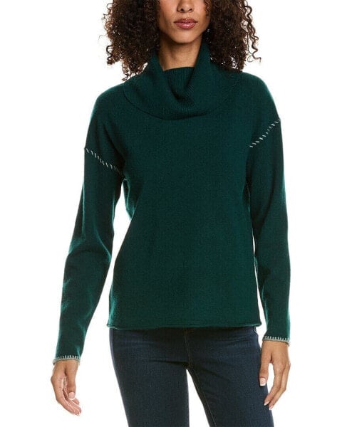 Johnny Was Rhode Cowl Neck Wool & Cashmere-Blend Sweater Women's