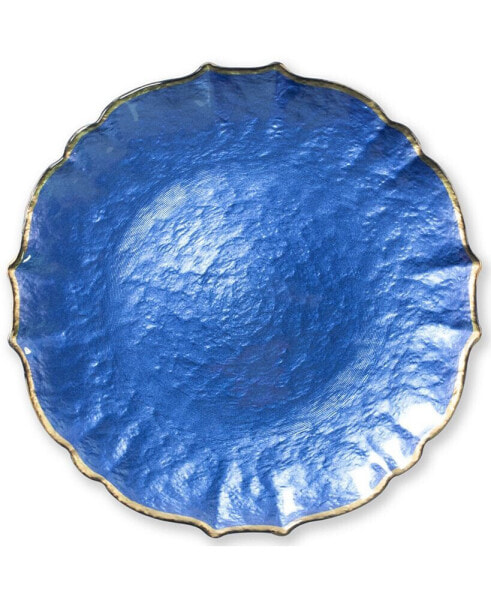 Pastel Glass Collection Service Plate/Charger